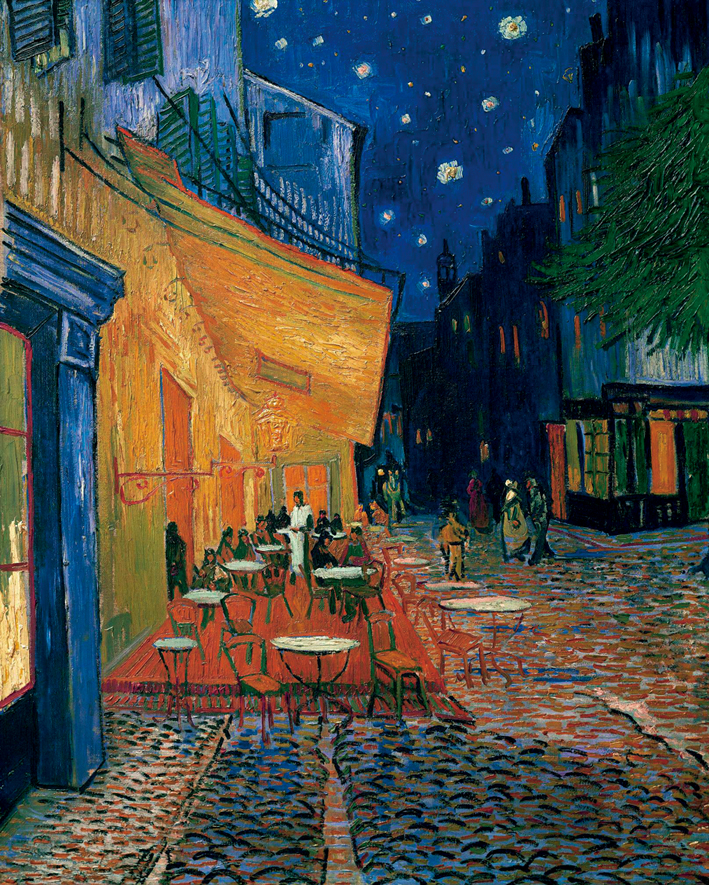  文森特·威廉·梵高  Vincent Willen Van Gogh ——阿尔勒夜晚的咖啡厅